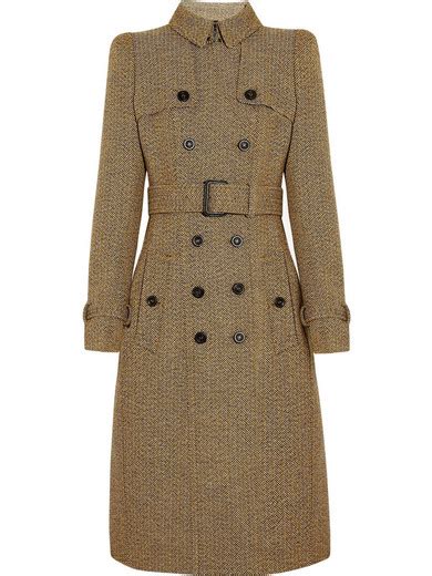 burberry wool tweed coat|net a porter Burberry jacket.